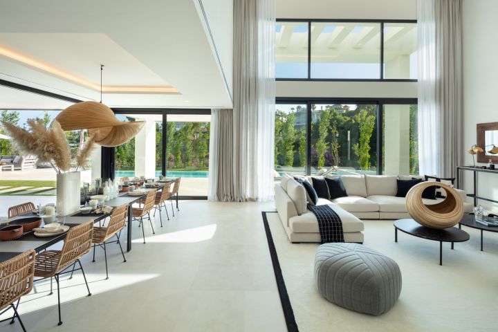 Villa avec 6 chambres et 6 salles de bain - Villa offrant une vue sur le golf à La Cerquilla