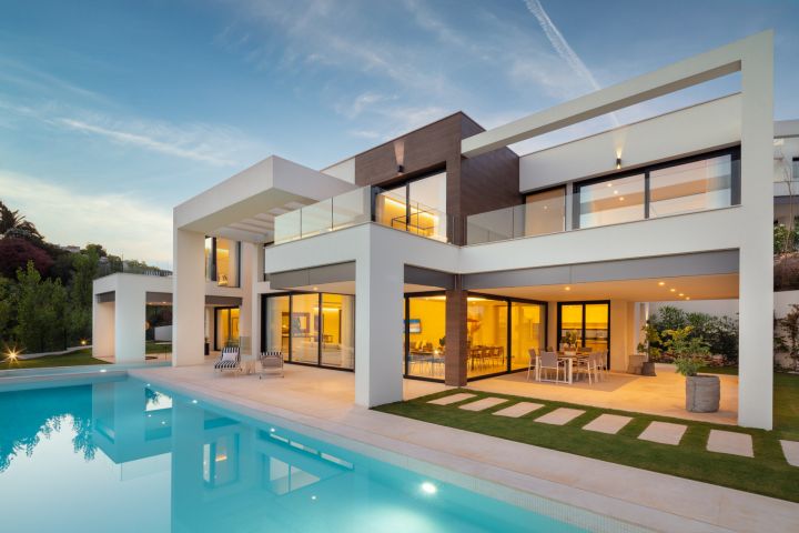 Villa avec 6 chambres et 6 salles de bain - Villa offrant une vue sur le golf à La Cerquilla