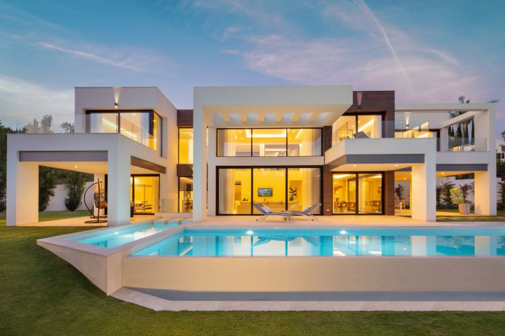 Villa avec 6 chambres et 6 salles de bain - Villa offrant une vue sur le golf à La Cerquilla