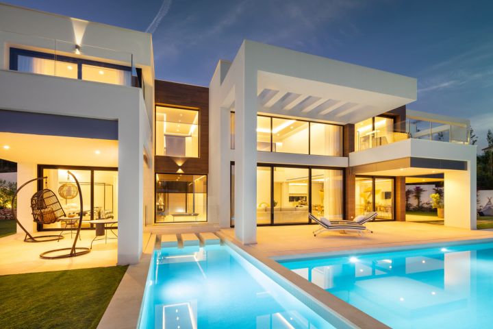 Villa avec 6 chambres et 6 salles de bain - Villa offrant une vue sur le golf à La Cerquilla