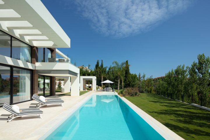Villa avec 6 chambres et 6 salles de bain - Villa offrant une vue sur le golf à La Cerquilla