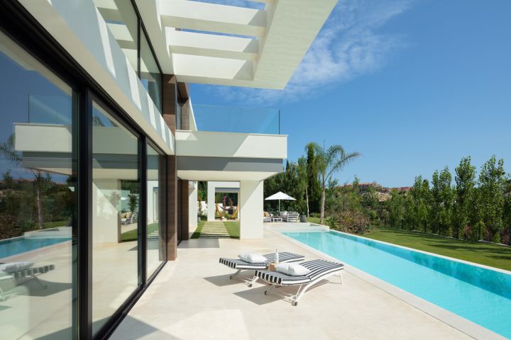 Villa avec 6 chambres et 6 salles de bain - Villa offrant une vue sur le golf à La Cerquilla