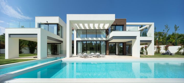 Villa avec 6 chambres et 6 salles de bain - Villa offrant une vue sur le golf à La Cerquilla