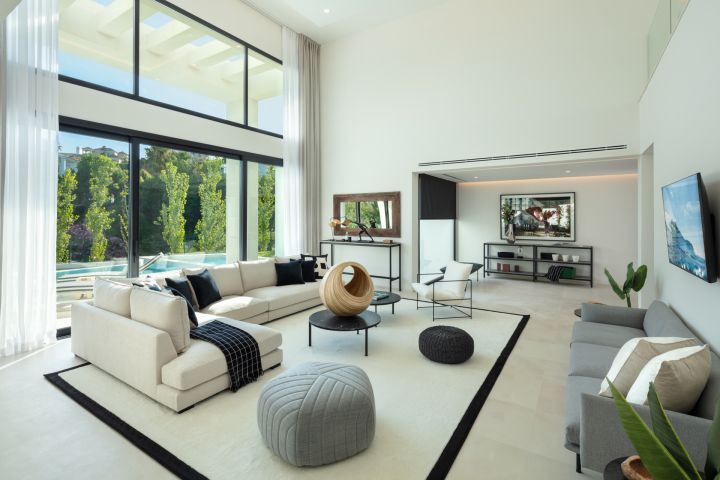 Villa avec 6 chambres et 6 salles de bain - Villa offrant une vue sur le golf à La Cerquilla