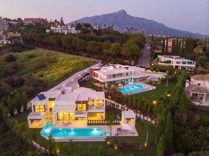 Villa avec 6 chambres et 6 salles de bain - Villa offrant une vue sur le golf à La Cerquilla