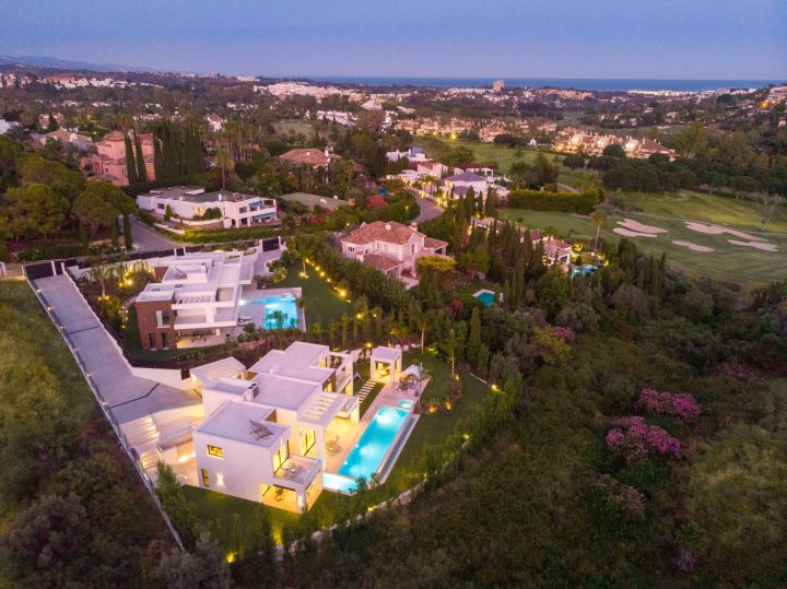Villa avec 6 chambres et 6 salles de bain - Villa offrant une vue sur le golf à La Cerquilla