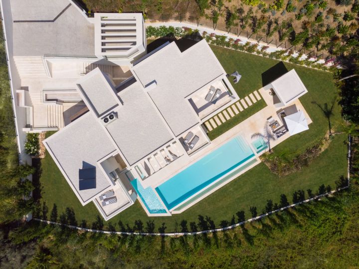 Villa avec 6 chambres et 6 salles de bain - Villa offrant une vue sur le golf à La Cerquilla