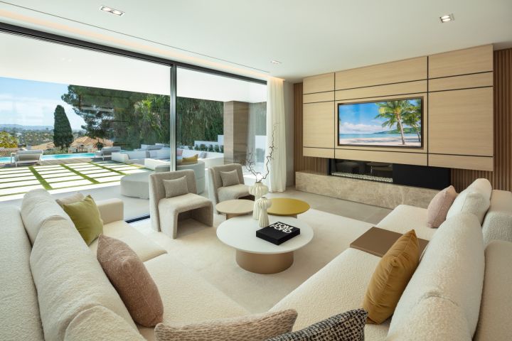 Villa Camellia - Casa contemporánea con vistas al campo de golf en Nueva Andalucía