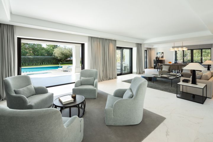 Villa avec 7 chambres et 8 salles de bain - Propriété sur mesure avec vue imprenable sur la mer à Sierra Blanca