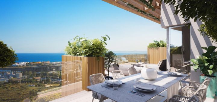 New development of villas in La Quinta, Benahavis - Luxurious Modern Home offering Golf Views
