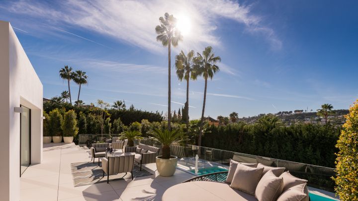 Casa Laranja - Elegante casa de lujo con vistas al campo de golf en Las Brisas