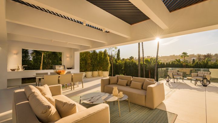 Casa Laranja - Elegante casa de lujo con vistas al campo de golf en Las Brisas