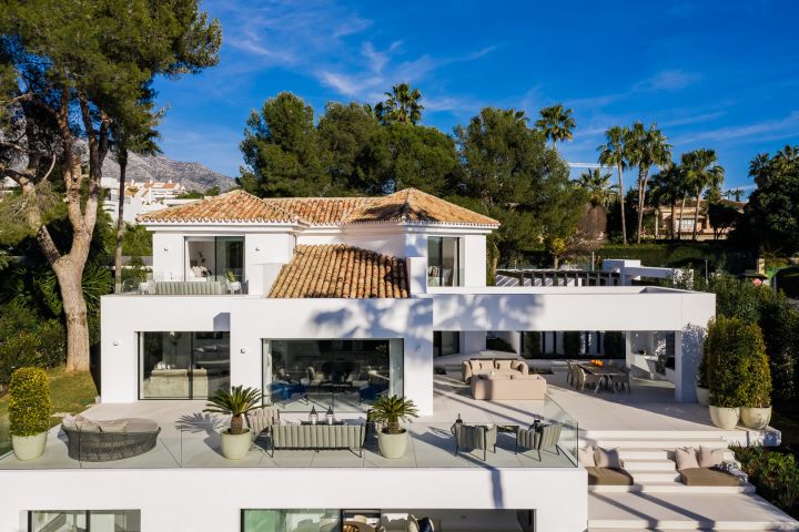 Casa Laranja - Elegante casa de lujo con vistas al campo de golf en Las Brisas