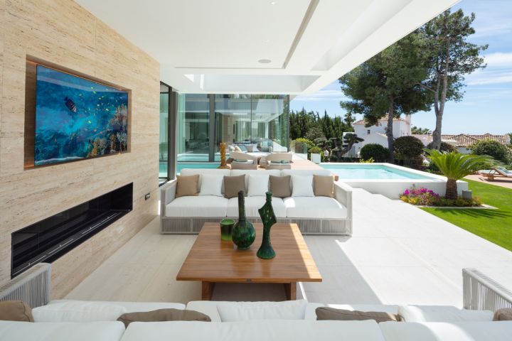 Villa avec 7 chambres et 8 salles de bain - Propriété fascinante dans une communauté fermée à Sierra Blanca