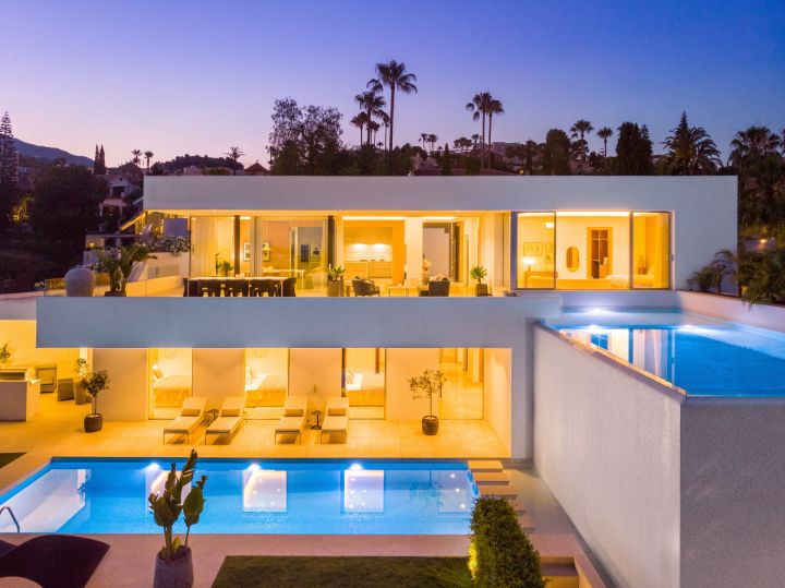 Villa con 6 dormitorios y 6 baños - Villa moderna y elegante en una urbanización privada