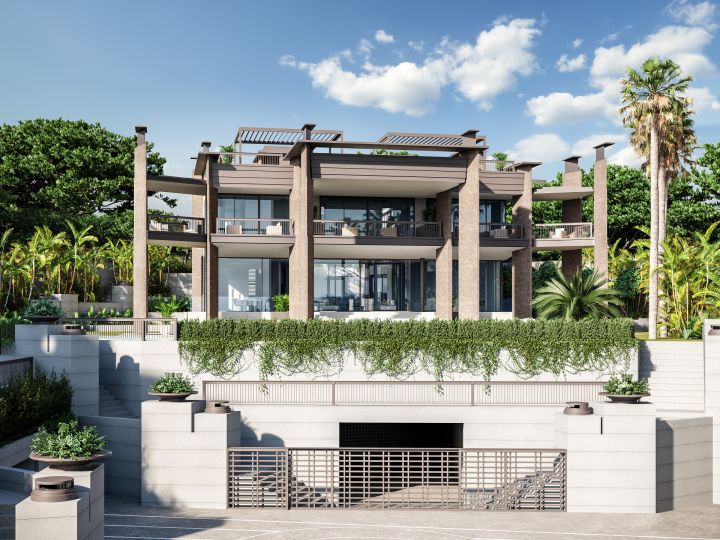 Villa avec 6 chambres et 6 salles de bain - Villa élégante avec vue imprenable sur la mer à Puerto Banús