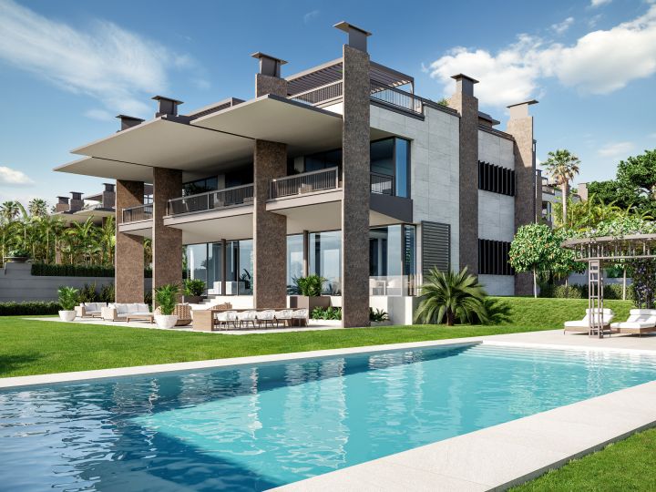 8 Contemporary style villas walking distance to Puerto Banus - Elegant Villa with Stunning Sea Views in Puerto Banús