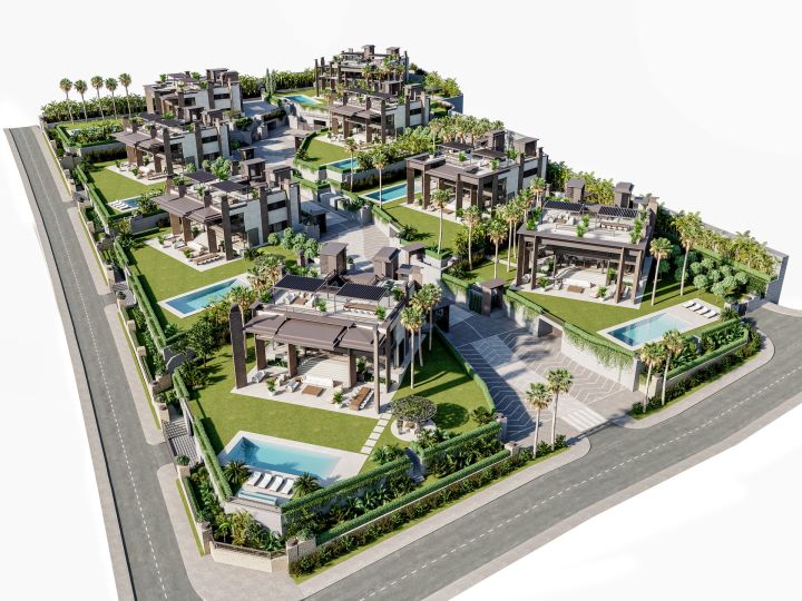 Villa avec 6 chambres et 6 salles de bain - Villa élégante avec vue imprenable sur la mer à Puerto Banús