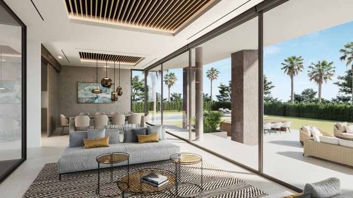 8 Contemporary style villas walking distance to Puerto Banus - Elegant Villa with Stunning Sea Views in Puerto Banús