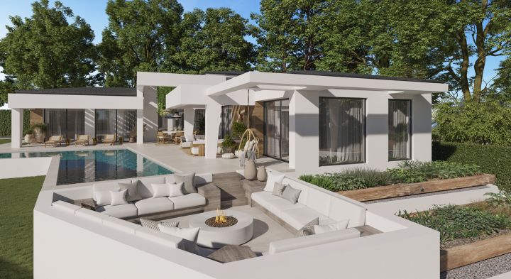 New independent villas in the Golf valley - Impressive Exclusive Villa featuring Modern Design in Nueva Andalucia