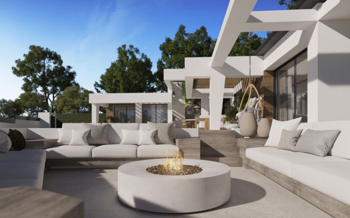 New independent villas in the Golf valley - Impressive Exclusive Villa featuring Modern Design in Nueva Andalucia