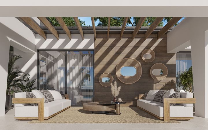 New independent villas in the Golf valley - Impressive Exclusive Villa featuring Modern Design in Nueva Andalucia