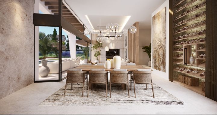 New independent villas in the Golf valley - Impressive Exclusive Villa featuring Modern Design in Nueva Andalucia