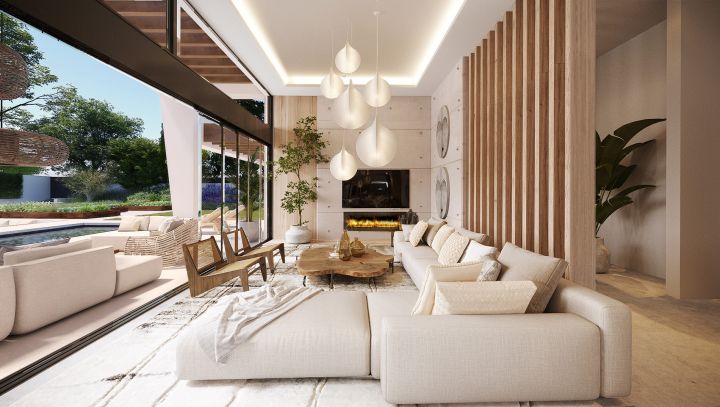 New independent villas in the Golf valley - Impressive Exclusive Villa featuring Modern Design in Nueva Andalucia