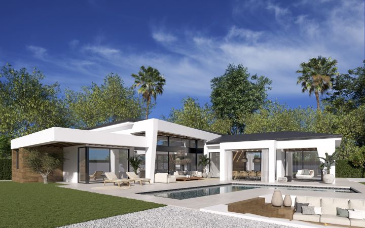 New independent villas in the Golf valley - Impressive Exclusive Villa featuring Modern Design in Nueva Andalucia