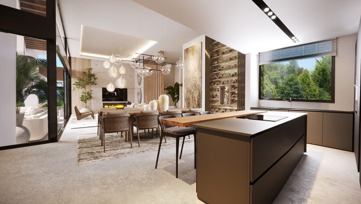 New independent villas in the Golf valley - Impressive Exclusive Villa featuring Modern Design in Nueva Andalucia