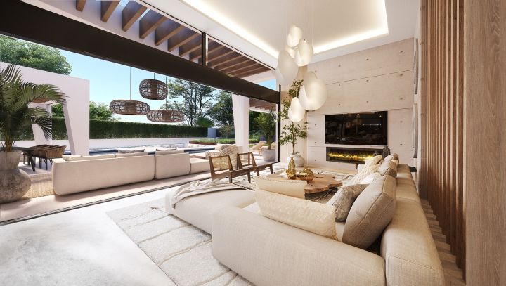 New independent villas in the Golf valley - Impressive Exclusive Villa featuring Modern Design in Nueva Andalucia