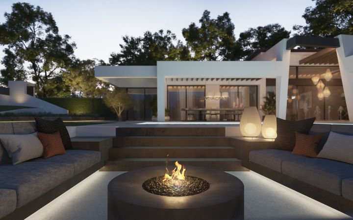 New independent villas in the Golf valley - Impressive Exclusive Villa featuring Modern Design in Nueva Andalucia