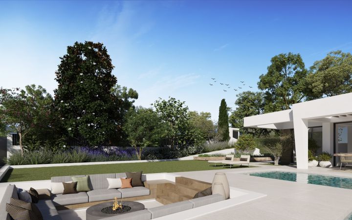 New independent villas in the Golf valley - Impressive Exclusive Villa featuring Modern Design in Nueva Andalucia