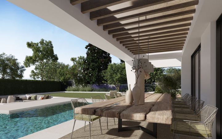 New independent villas in the Golf valley - Impressive Exclusive Villa featuring Modern Design in Nueva Andalucia