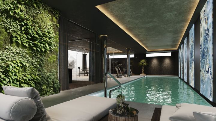 Villa avec 7 chambres et 8 salles de bain - Maison luxueuse au design moderne