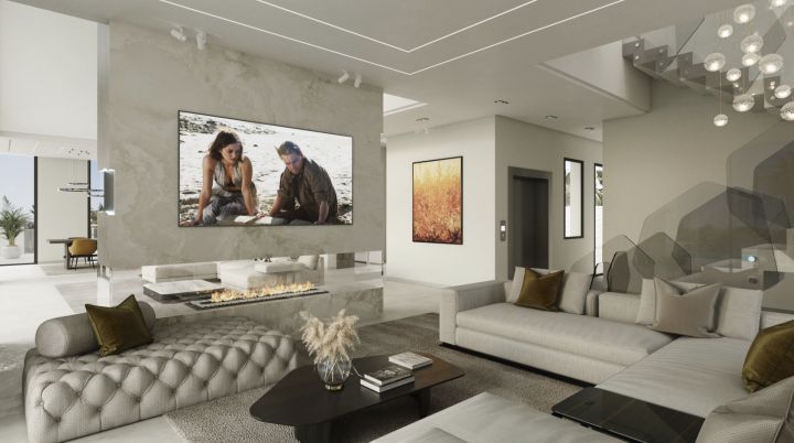 Villa avec 7 chambres et 8 salles de bain - Maison luxueuse au design moderne