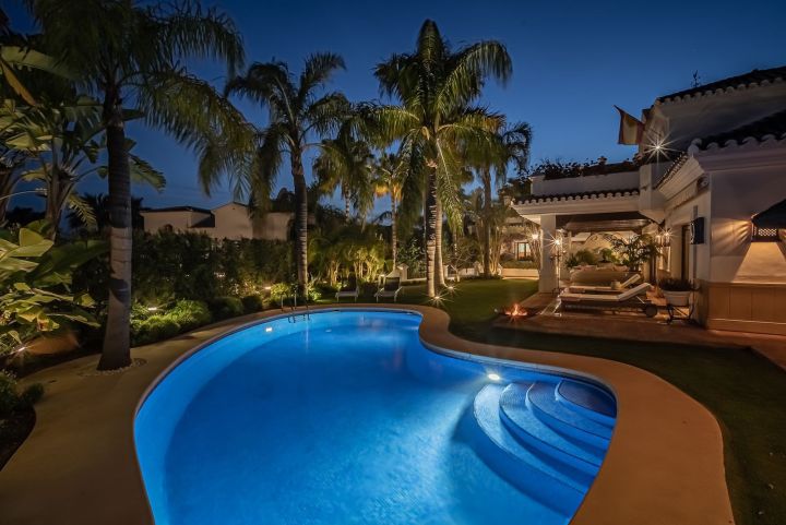 Beachside Mediterranean style villa for sale in Marbella East - Luxury Property with Andalusian Charm