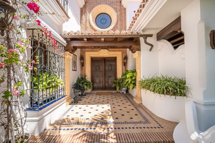 Beachside Mediterranean style villa for sale in Marbella East - Luxury Property with Andalusian Charm
