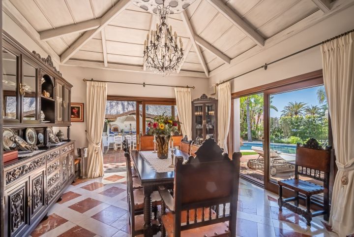 Beachside Mediterranean style villa for sale in Marbella East - Luxury Property with Andalusian Charm