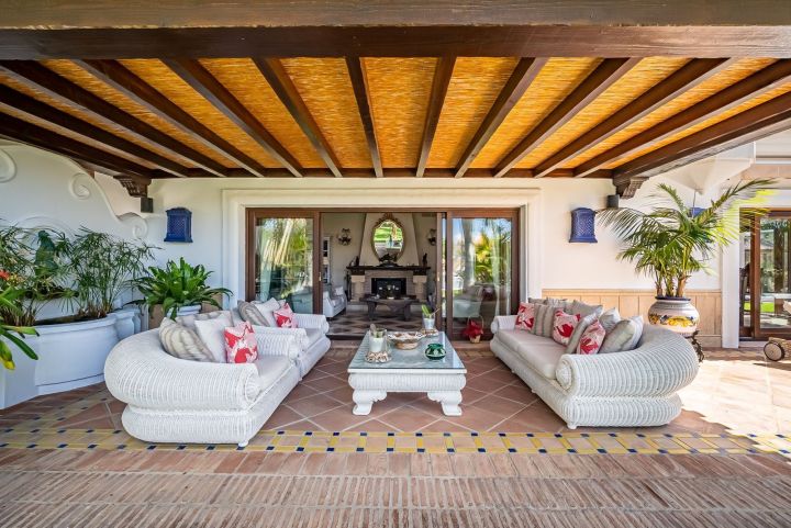 Beachside Mediterranean style villa for sale in Marbella East - Luxury Property with Andalusian Charm