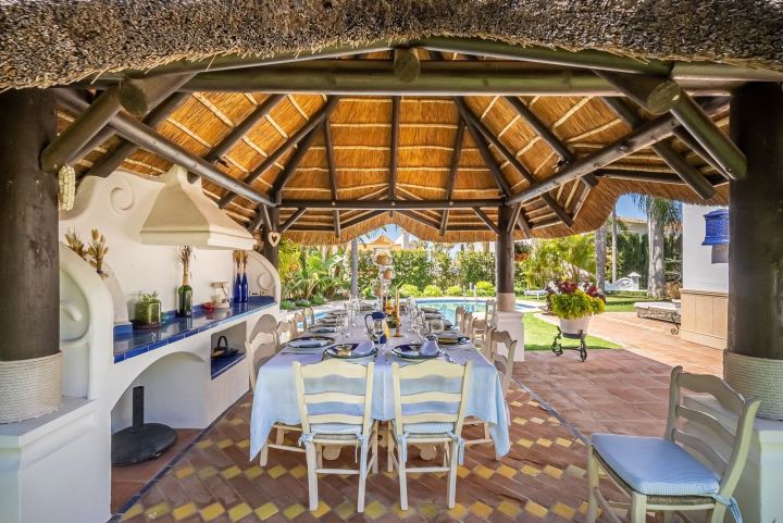 Beachside Mediterranean style villa for sale in Marbella East - Luxury Property with Andalusian Charm
