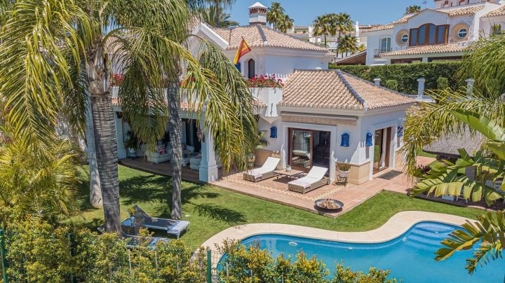Beachside Mediterranean style villa for sale in Marbella East - Luxury Property with Andalusian Charm