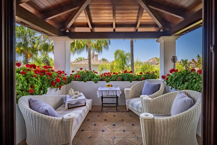 Beachside Mediterranean style villa for sale in Marbella East - Luxury Property with Andalusian Charm