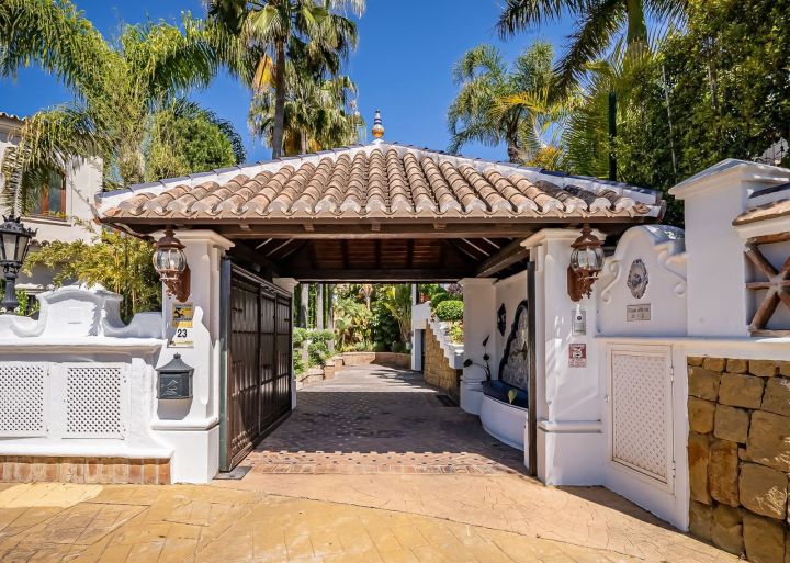 Beachside Mediterranean style villa for sale in Marbella East - Luxury Property with Andalusian Charm