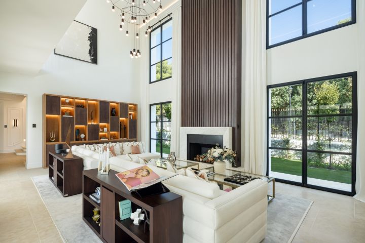 Fontana 5 - Casa moderna contemporánea en primera línea de un campo de golf