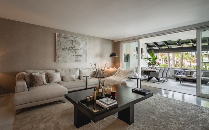 Appartement à Marina de Puente Romano - Accueil avec des finitions plus haut de gamme à Marina Puente Romano