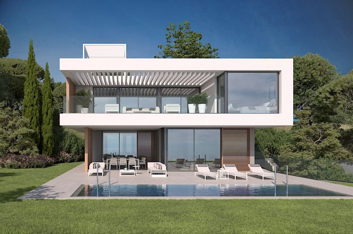 Villa avec 4 chambres et 4 salles de bain - Maison dans une communauté fermée à Estepona