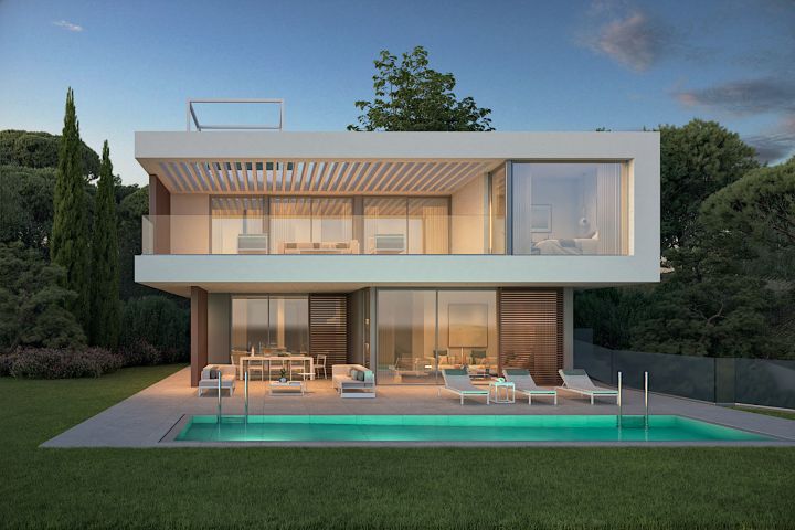 Villa avec 4 chambres et 4 salles de bain - Maison dans une communauté fermée à Estepona