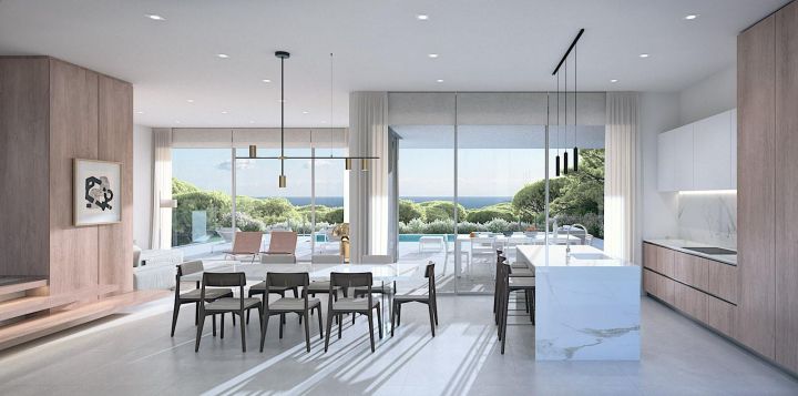 Villa avec 4 chambres et 4 salles de bain - Maison dans une communauté fermée à Estepona