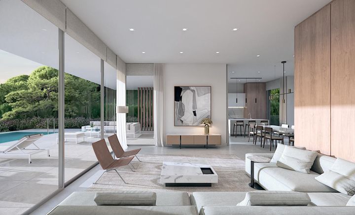 Villa avec 4 chambres et 4 salles de bain - Maison dans une communauté fermée à Estepona